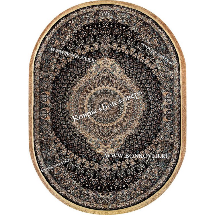 Иранский овальный ковер в гостиную арт 28761