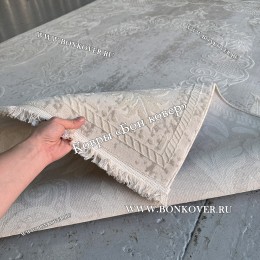 Светлый Ковер Для Гостиной Медальон Арт 30397 Турция