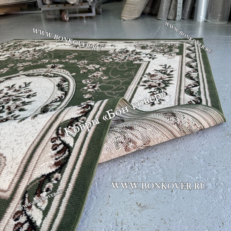 Ковер Лайт Карпет New 4 Дизайн 02 Зеленый