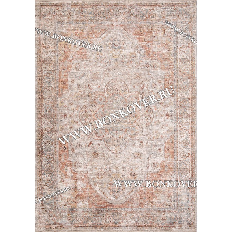 Ковер турецкий комнатный дизайн 70 Терракотовый Лофт